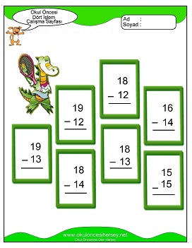 İşlemler yaprak test